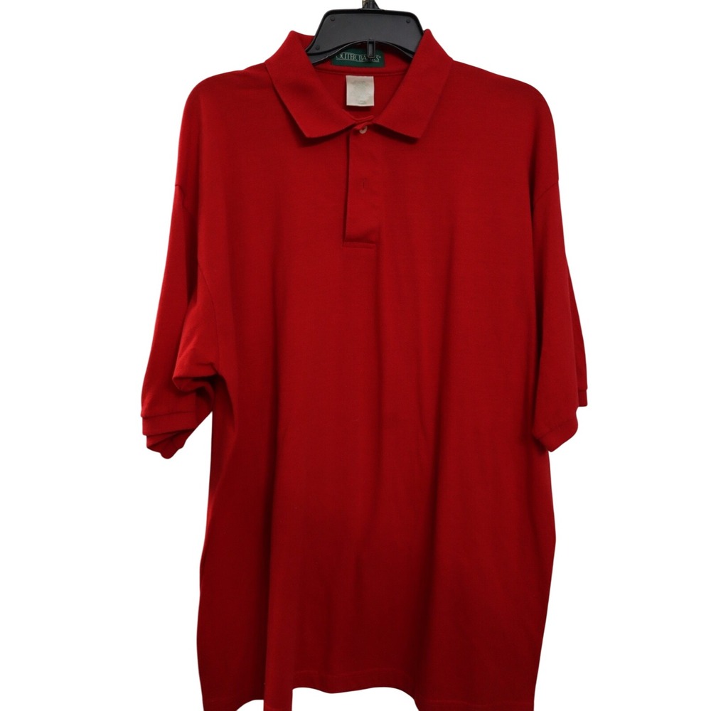 Outer Banks Shirt‎ Men's Red Short Sleeve Polo 2XL